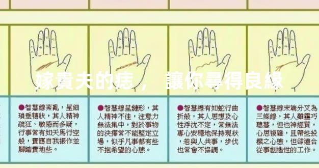 嫁貴夫的痣，讓你尋得良緣